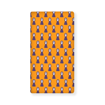 Halloween Grim Reaper Pattern Print Baby Crib Sheet