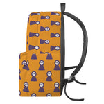 Halloween Grim Reaper Pattern Print Backpack