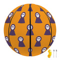 Halloween Grim Reaper Pattern Print Basketball