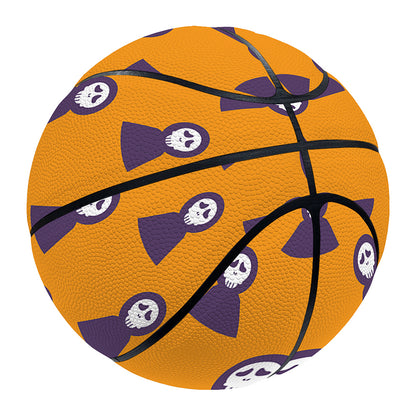 Halloween Grim Reaper Pattern Print Basketball