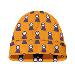 Halloween Grim Reaper Pattern Print Beanie