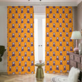 Halloween Grim Reaper Pattern Print Dimout Pencil Pleat Curtains