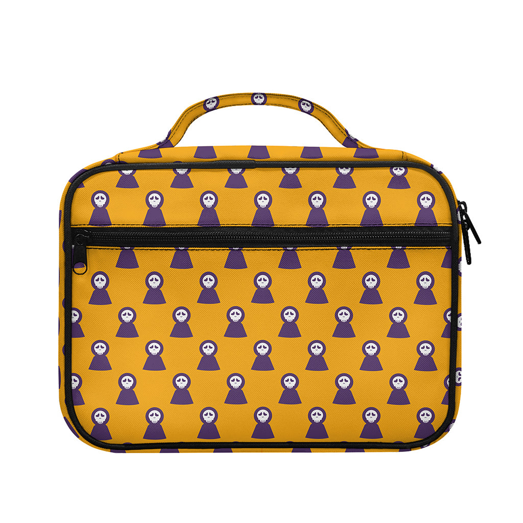 Halloween Grim Reaper Pattern Print Briefcase Bible Bag
