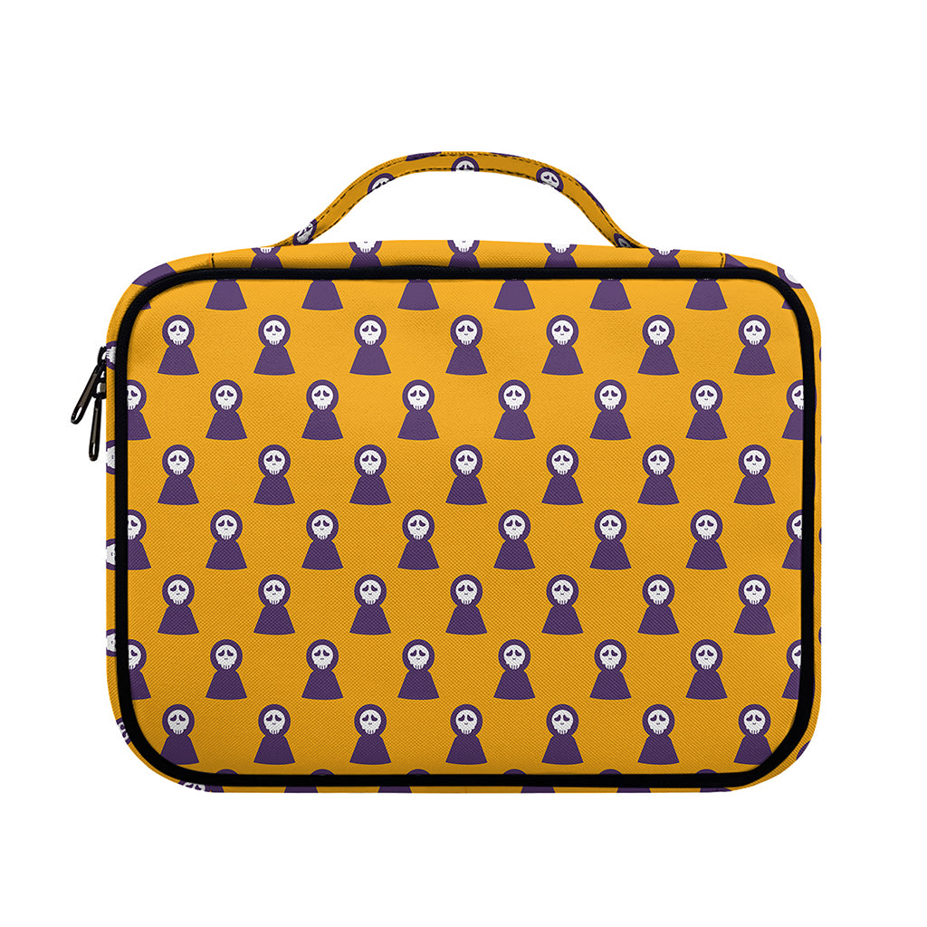 Halloween Grim Reaper Pattern Print Briefcase Bible Bag