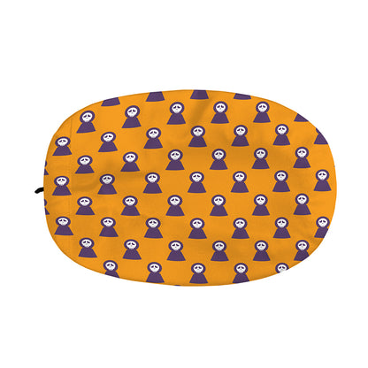 Halloween Grim Reaper Pattern Print Car Side Mirror Covers