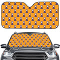 Halloween Grim Reaper Pattern Print Car Windshield Sun Shade