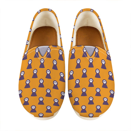 Halloween Grim Reaper Pattern Print Casual Shoes