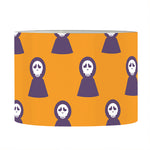 Halloween Grim Reaper Pattern Print Drum Lamp Shade