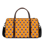 Halloween Grim Reaper Pattern Print Duffle Bag