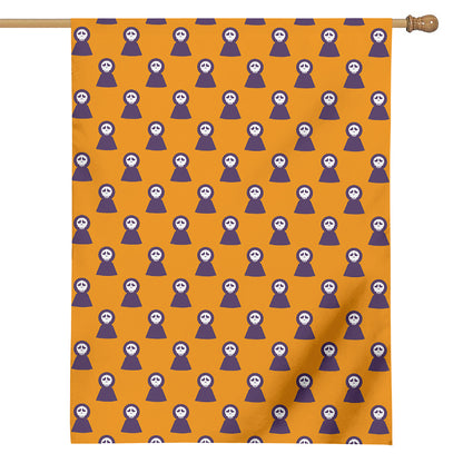 Halloween Grim Reaper Pattern Print House Flag