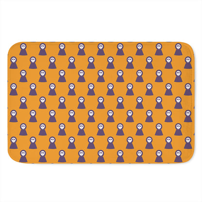 Halloween Grim Reaper Pattern Print Indoor Door Mat