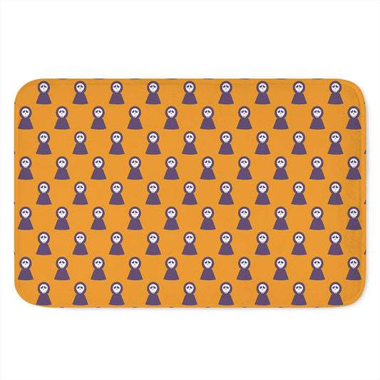 Halloween Grim Reaper Pattern Print Indoor Door Mat