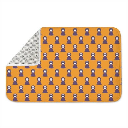 Halloween Grim Reaper Pattern Print Indoor Door Mat