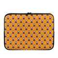 Halloween Grim Reaper Pattern Print Laptop Sleeve