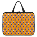 Halloween Grim Reaper Pattern Print Laptop Sleeve With Handle