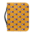Halloween Grim Reaper Pattern Print Leather Bible Cover