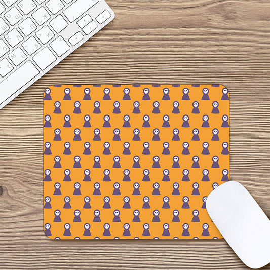 Halloween Grim Reaper Pattern Print Mouse Pad