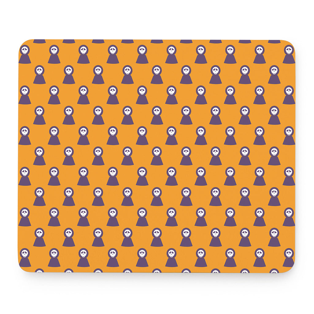Halloween Grim Reaper Pattern Print Mouse Pad