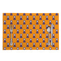 Halloween Grim Reaper Pattern Print Placemat