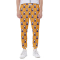 Halloween Grim Reaper Pattern Print Joggers