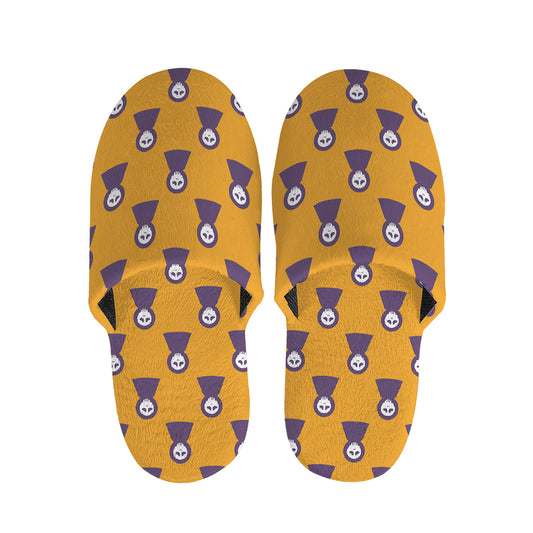 Halloween Grim Reaper Pattern Print Slippers
