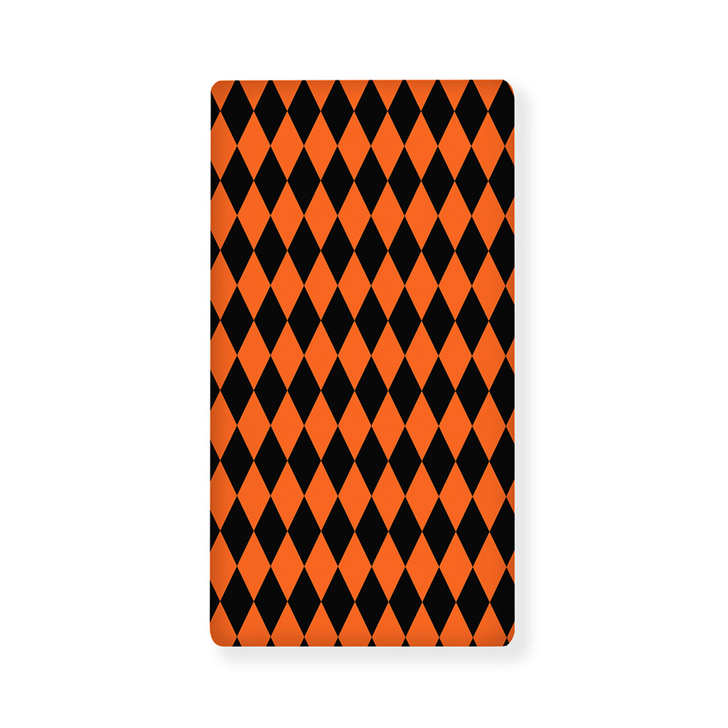 Halloween Harlequin Pattern Print Baby Crib Sheet