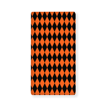 Halloween Harlequin Pattern Print Baby Crib Sheet