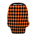 Halloween Harlequin Pattern Print Baby Seat Cover