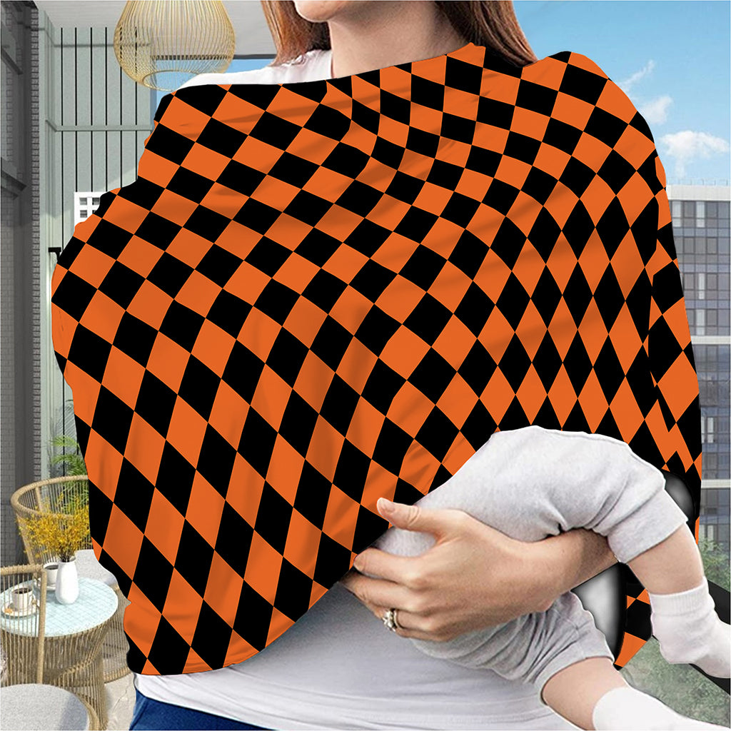 Halloween Harlequin Pattern Print Baby Seat Cover
