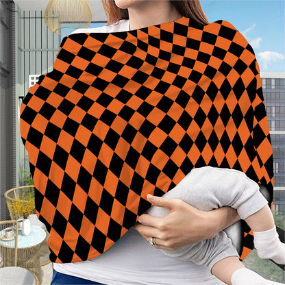 Halloween Harlequin Pattern Print Baby Seat Cover