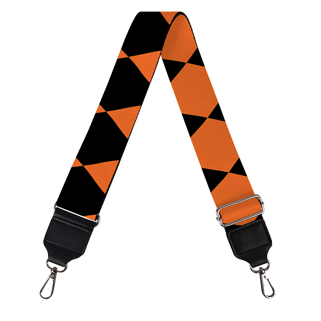 Halloween Harlequin Pattern Print Bag Strap