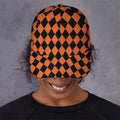 Halloween Harlequin Pattern Print Baseball Cap