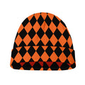 Halloween Harlequin Pattern Print Beanie