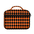 Halloween Harlequin Pattern Print Briefcase Bible Bag