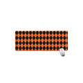 Halloween Harlequin Pattern Print Extended Mouse Pad