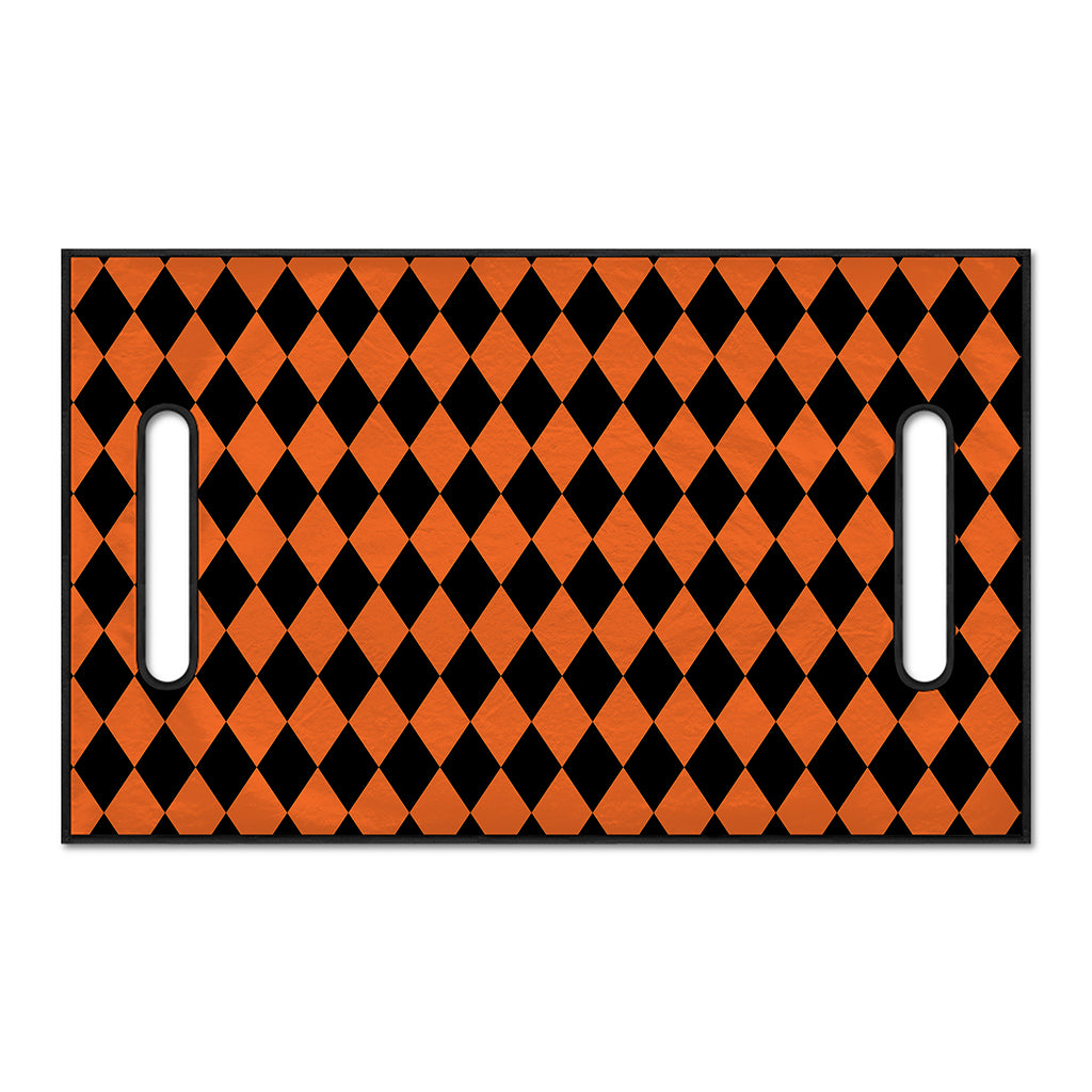 Halloween Harlequin Pattern Print Golf Cart Seat Cover