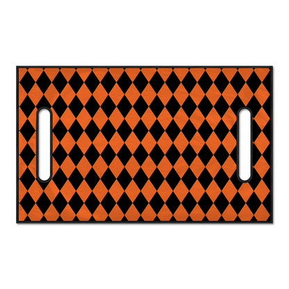 Halloween Harlequin Pattern Print Golf Cart Seat Cover