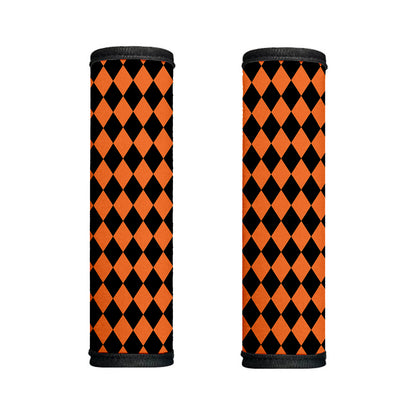 Halloween Harlequin Pattern Print Handle Covers