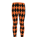 Halloween Harlequin Pattern Print Men's Leggings
