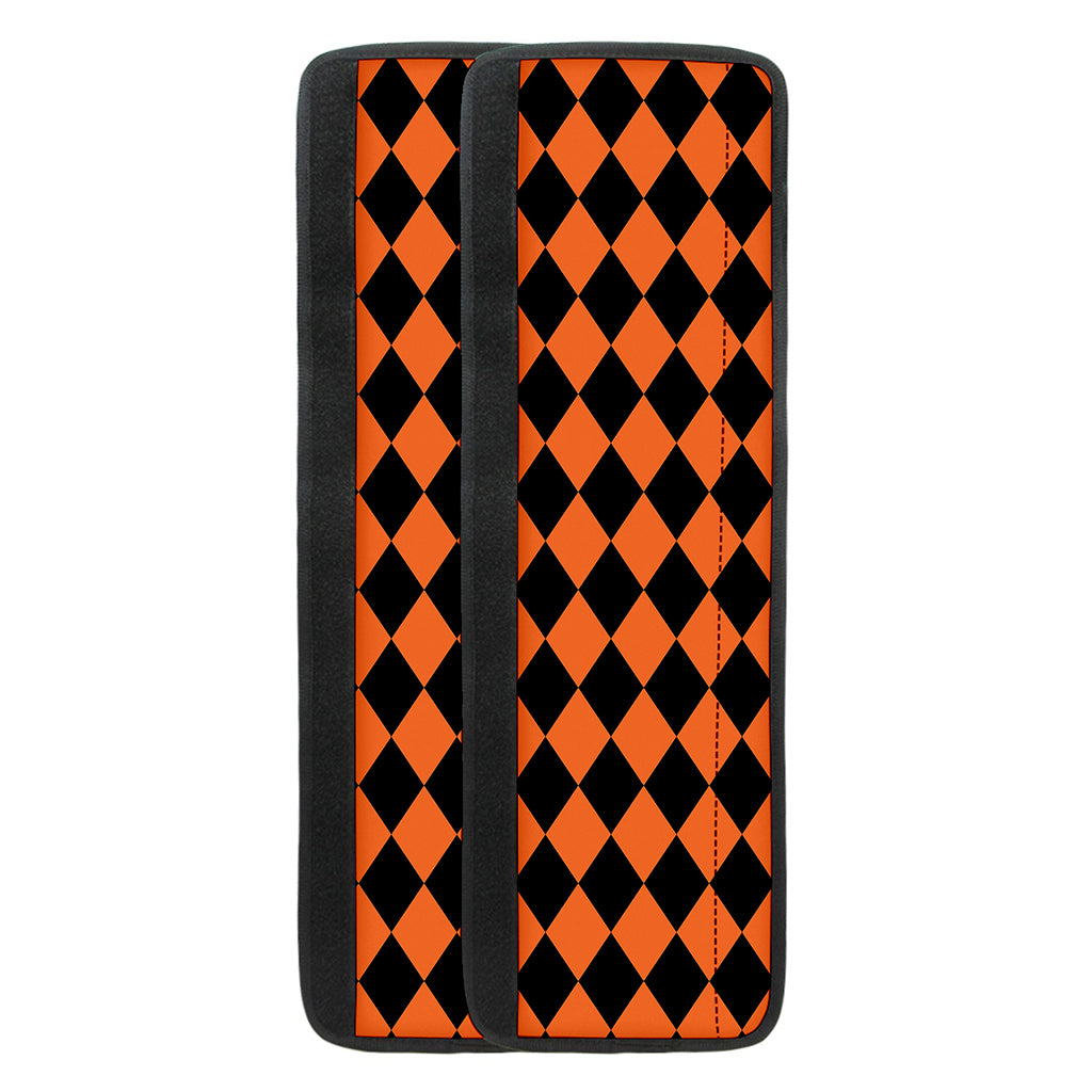 Halloween Harlequin Pattern Print Refrigerator Handle Covers
