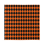Halloween Harlequin Pattern Print Silk Bandana