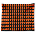 Halloween Harlequin Pattern Print Tapestry