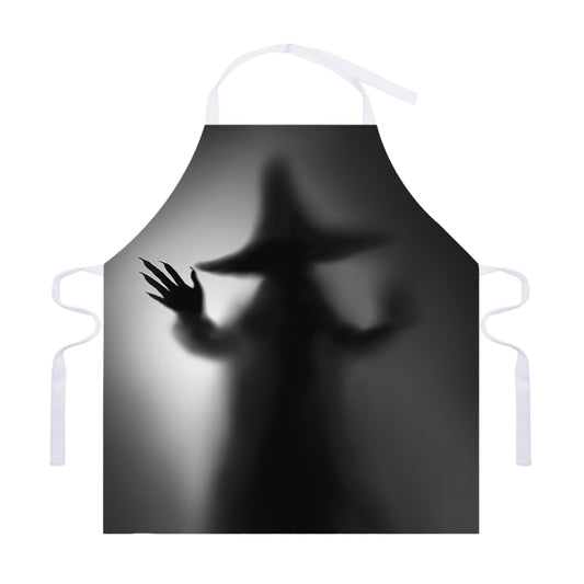 Halloween Horror Witch Print Adjustable Apron