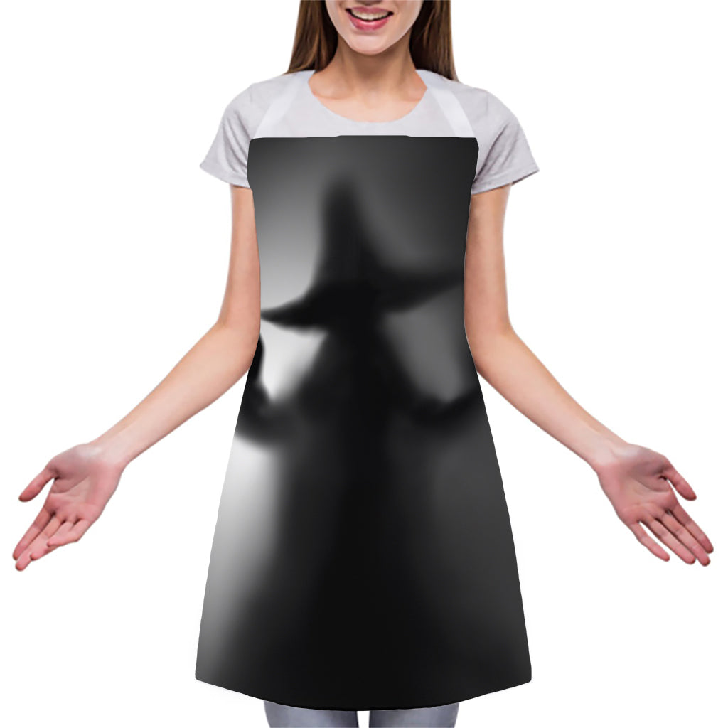 Halloween Horror Witch Print Adjustable Apron