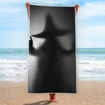 Halloween Horror Witch Print Beach Towel
