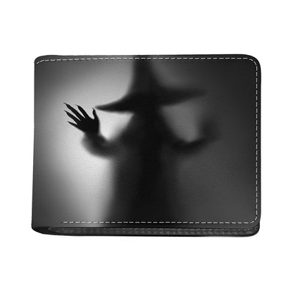 Halloween Horror Witch Print Bifold Wallet