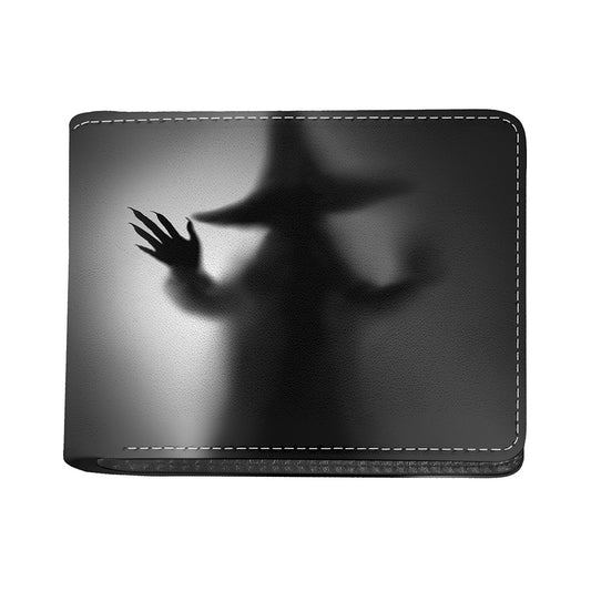 Halloween Horror Witch Print Bifold Wallet