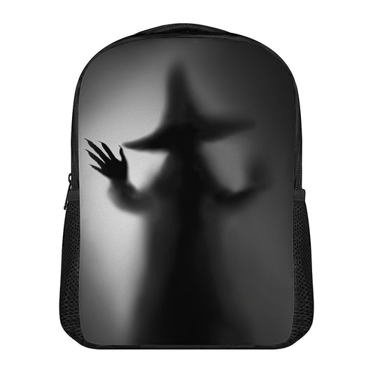 Halloween Horror Witch Print Casual Backpack
