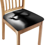 Halloween Horror Witch Print Chair Cushion Cover