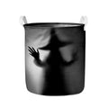 Halloween Horror Witch Print Collapsible Laundry Basket